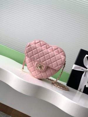 Luxury Replica Lambskin Heart Bag