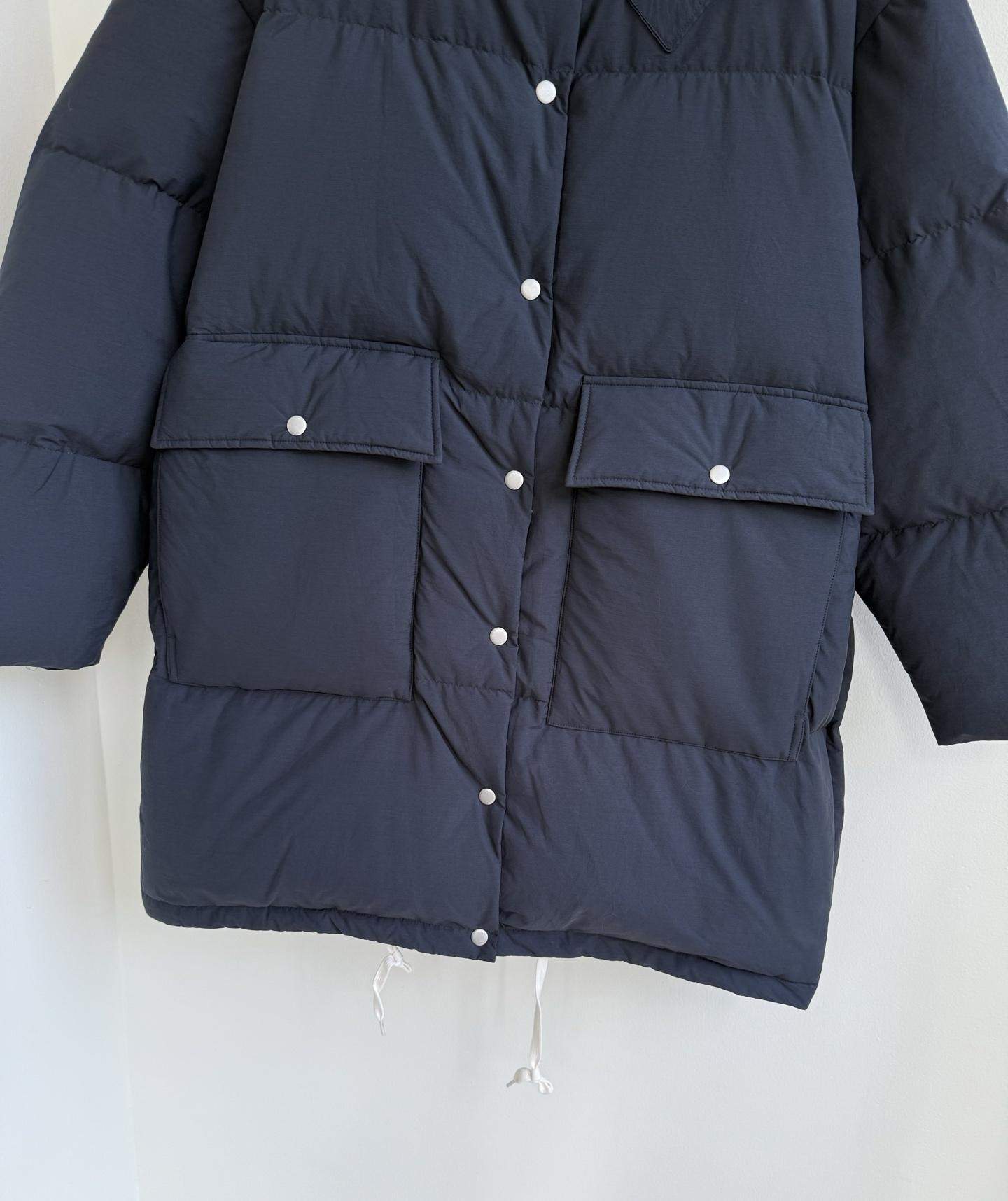 Deluxe Prada Soft Canvas Replica Down Parka - Image 4