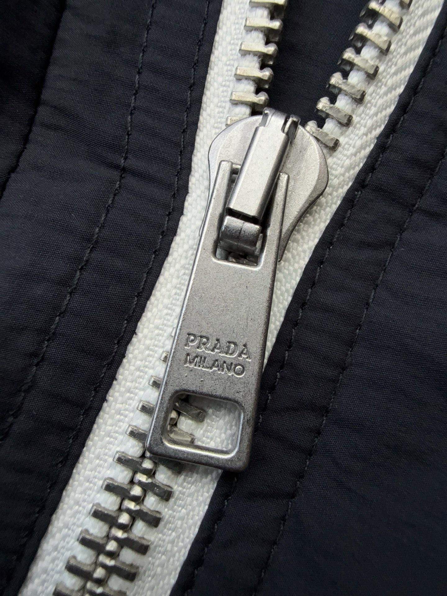 Deluxe Prada Soft Canvas Replica Down Parka - Image 6