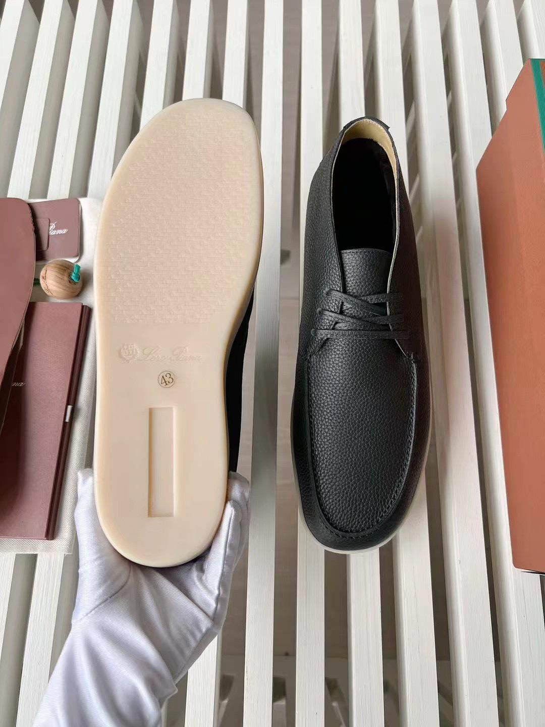 Best Quality Replica Loro Piana Walk and Walk Ankle Boot - Image 6