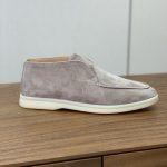 High Quality Replica Loro Piana Open Walk Ankle Boot - Gray