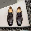 Best Replica Brunello Cucinelli Soft Waxed Calfskin Loafers With Bit Detail - Dark Brown