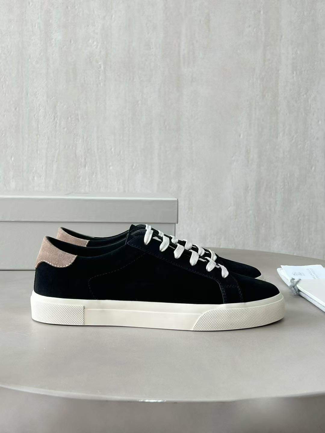 Replica Sale Brunello Cucinelli Suede Sneakers