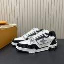 Premium Lux Quality Replica Louis Vuitton Trainer Sneaker - Black