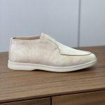 High Quality Replica Loro Piana Open Walk Ankle Boot - Peach