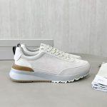 Luxury Replica Brunello Cucinelli Washed Suede And Semi-Polished Calfskin Runners