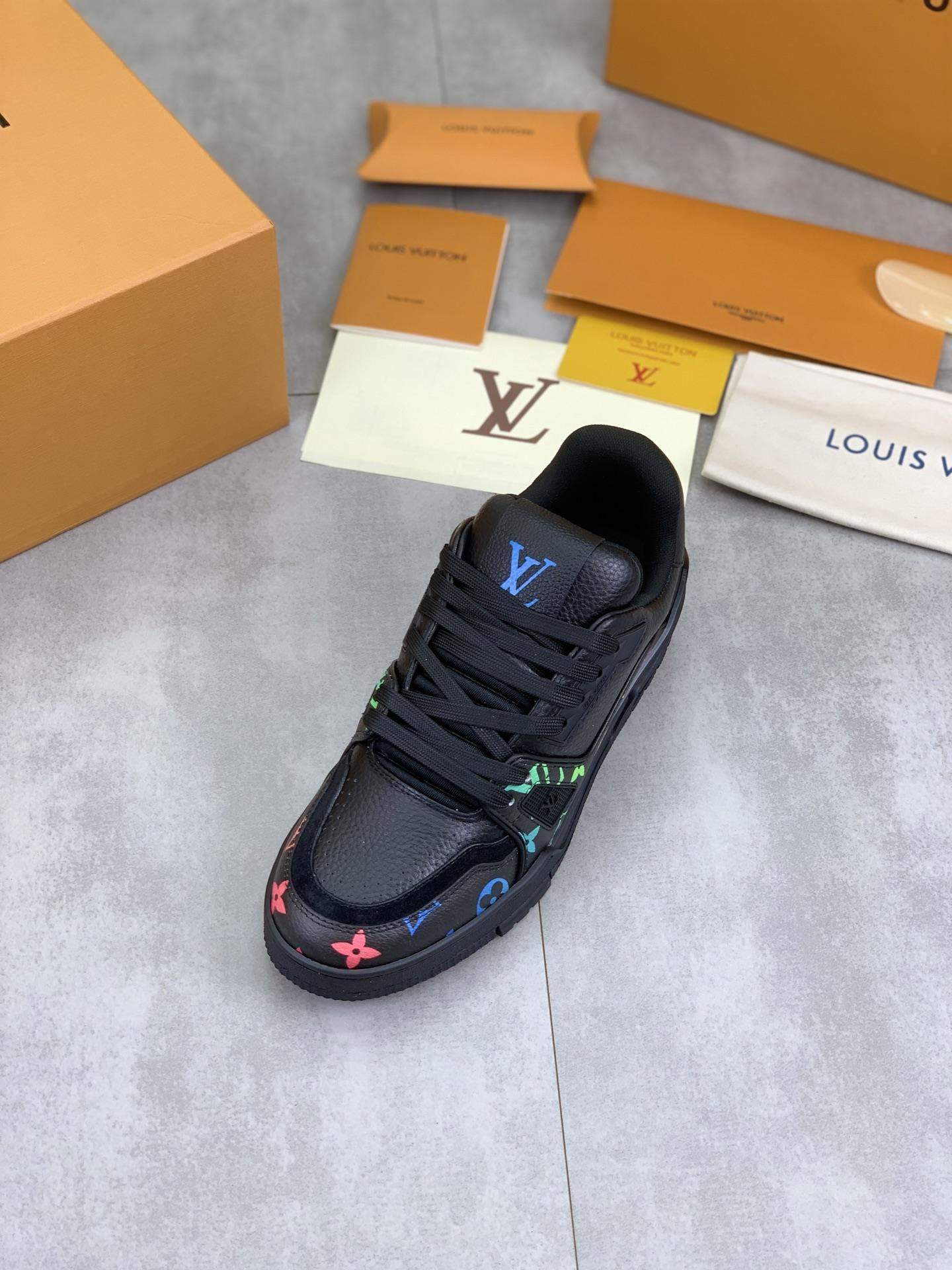 Luxury Replica Louis Vuitton Tenis LV Trainer - Image 4