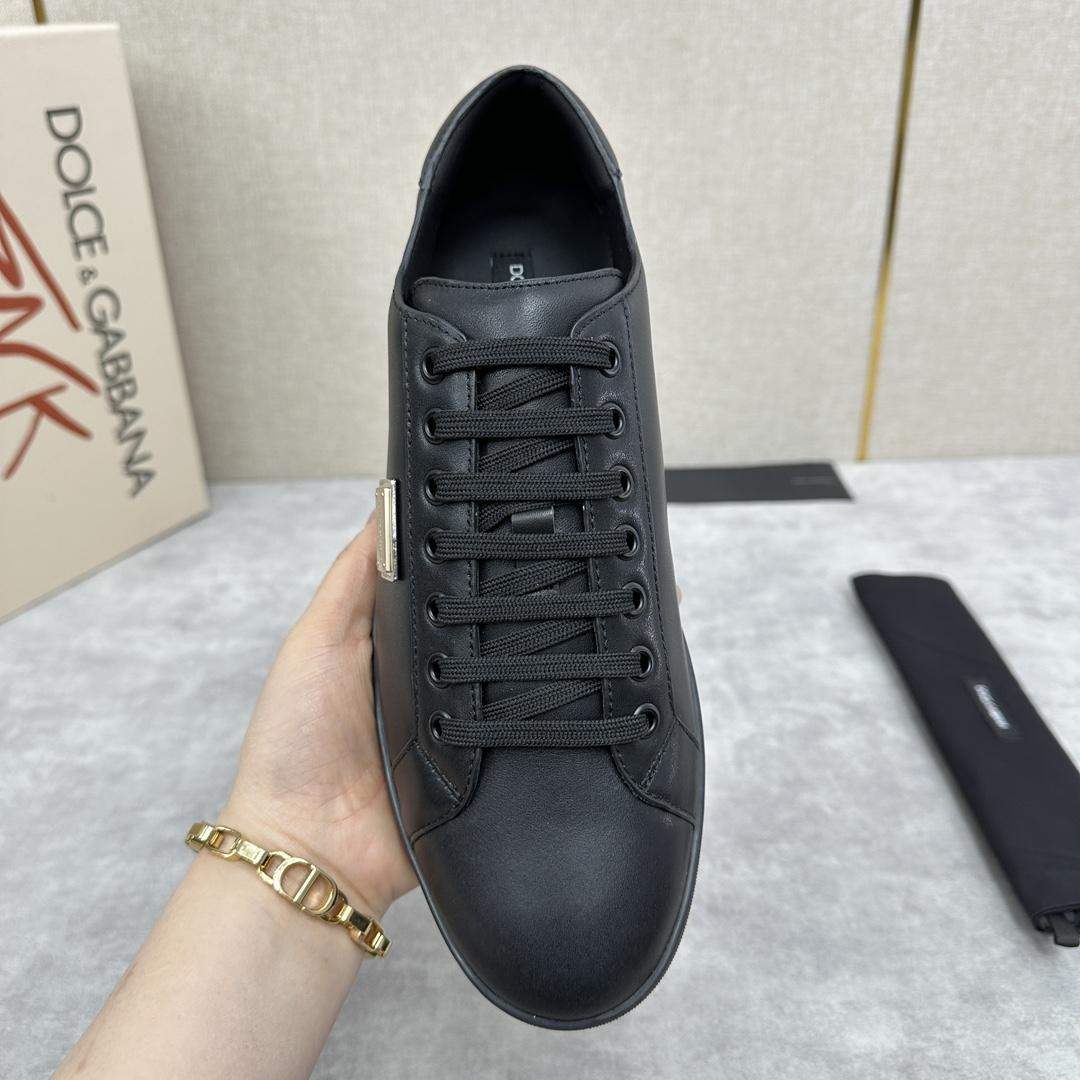 Replica Sale Dolce & Gabbana Saint Tropez Calfskin Sneakers - Image 6