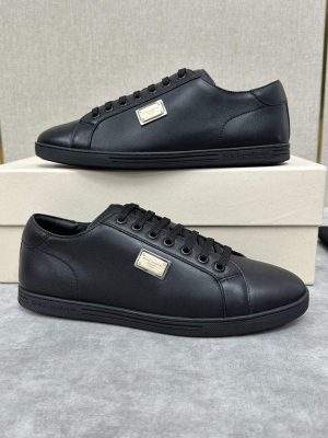 Replica Sale Dolce & Gabbana Saint Tropez Calfskin Sneakers