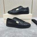 Replica Sale Dolce & Gabbana Saint Tropez Calfskin Sneakers - Black