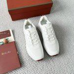 Premium Loro Piana Week End Walk Replica Sneaker - White