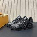 Copy Louis Vuitton LV Trainer Sneaker - Black