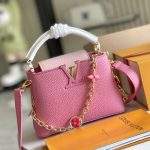 Exact Copy Capucines Mini Replica Bag - Pink