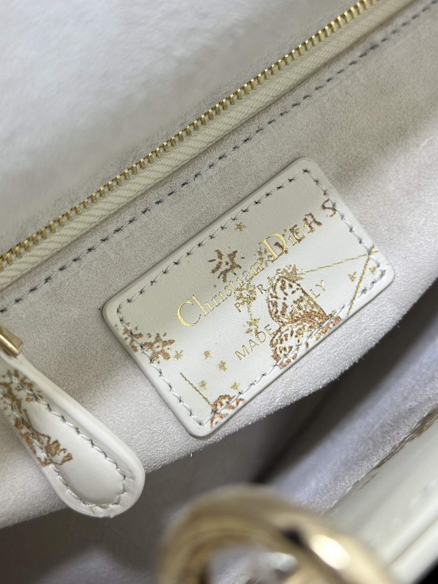 Christian Dior Zodiac Embroidered Small Lady Dior Replica Bag - Image 9