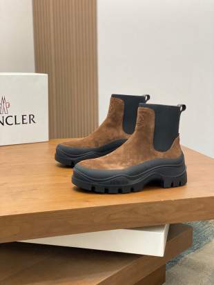 Supreme Moncler Larue Leather Chelsea Replica Boots