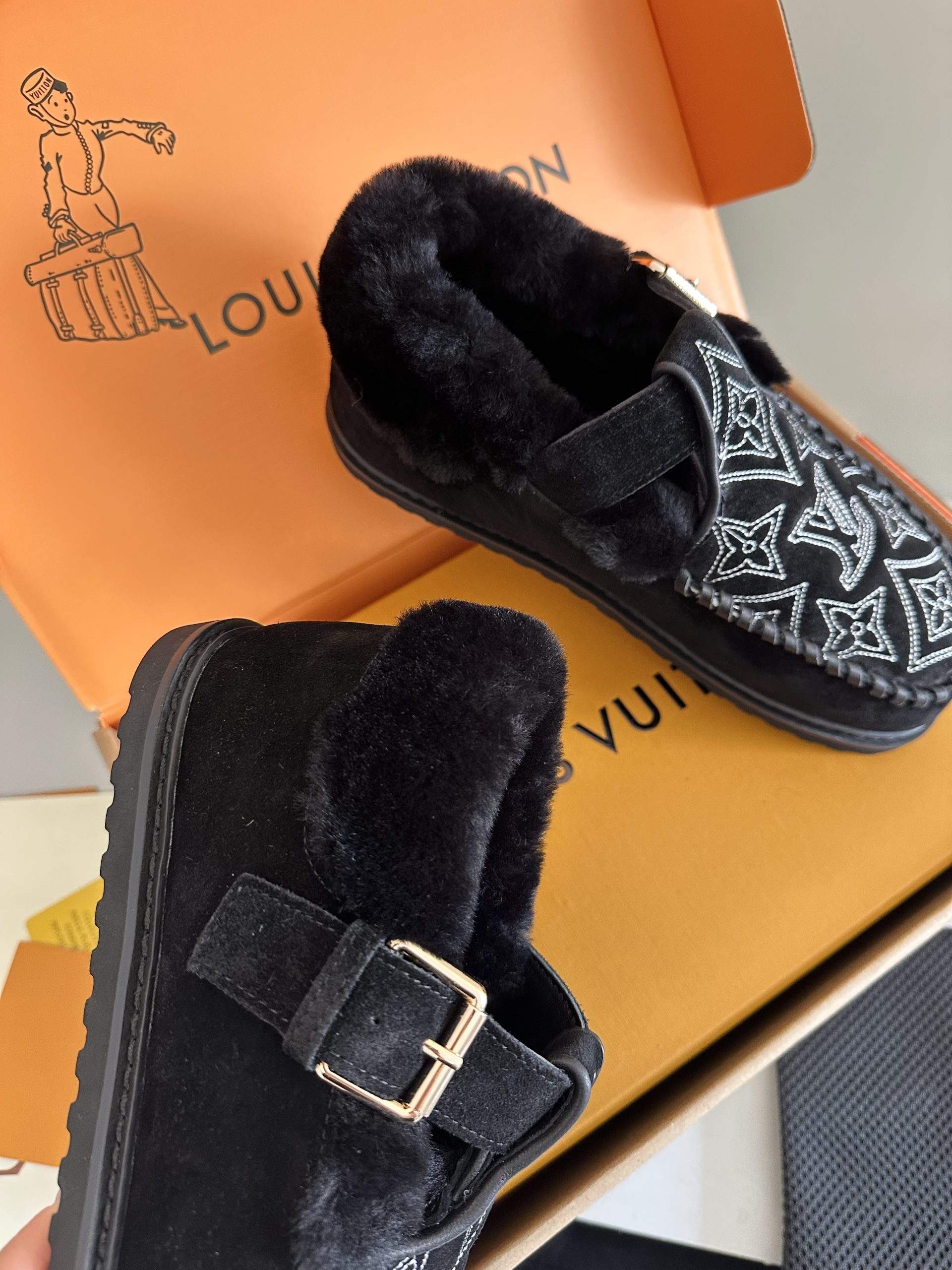 Deluxe Louis Vuiton Colorado Comfort Replica Mary Jane - Image 8