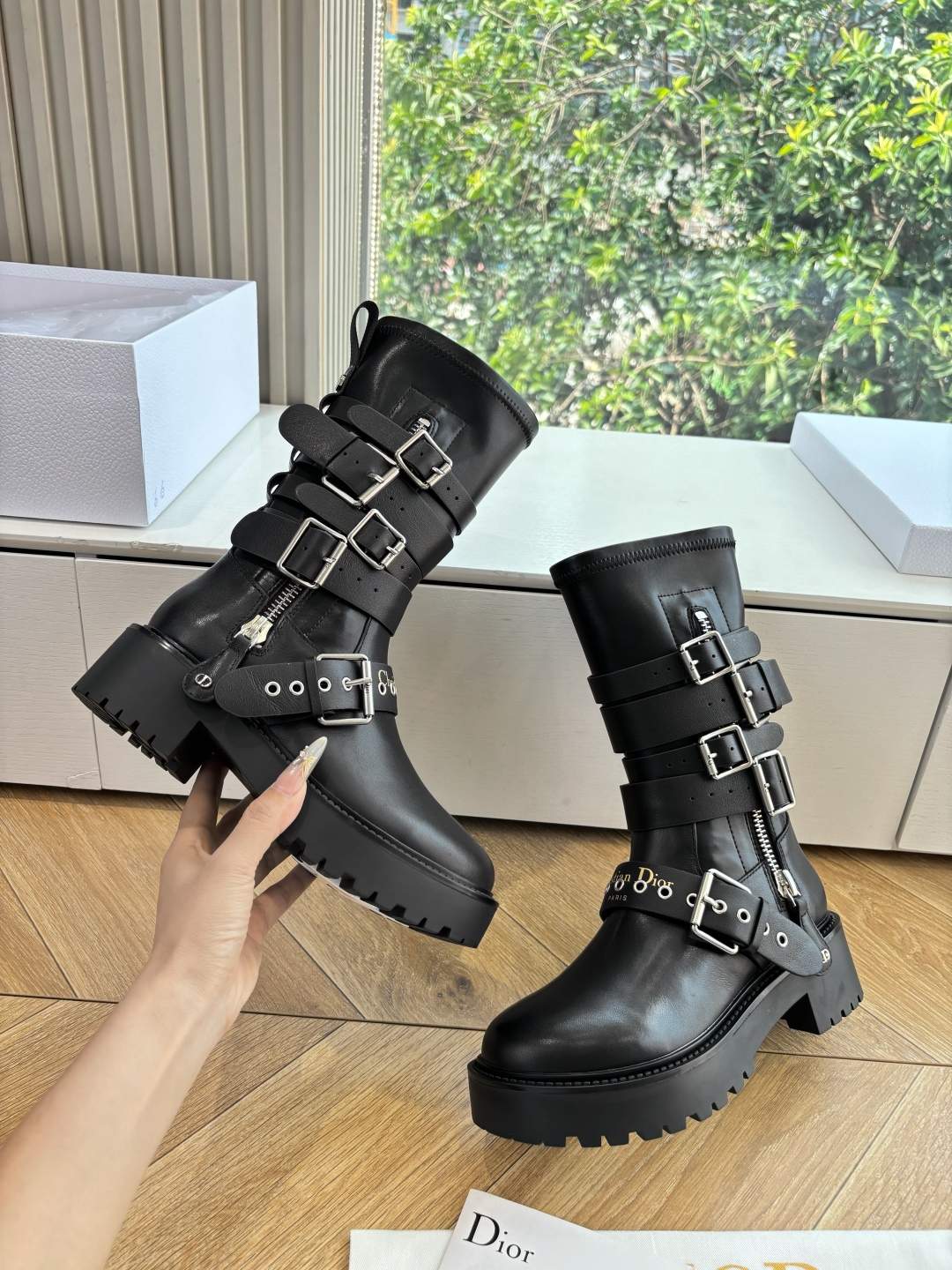 Exclusive Christian Dior D-Fight Replica Ankle Boot - Image 5