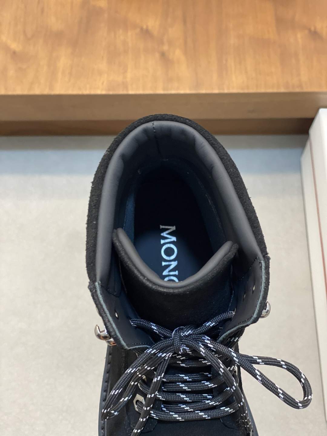 Deluxe Moncler Peka Lace-Up Suede Replica Boots - Image 8