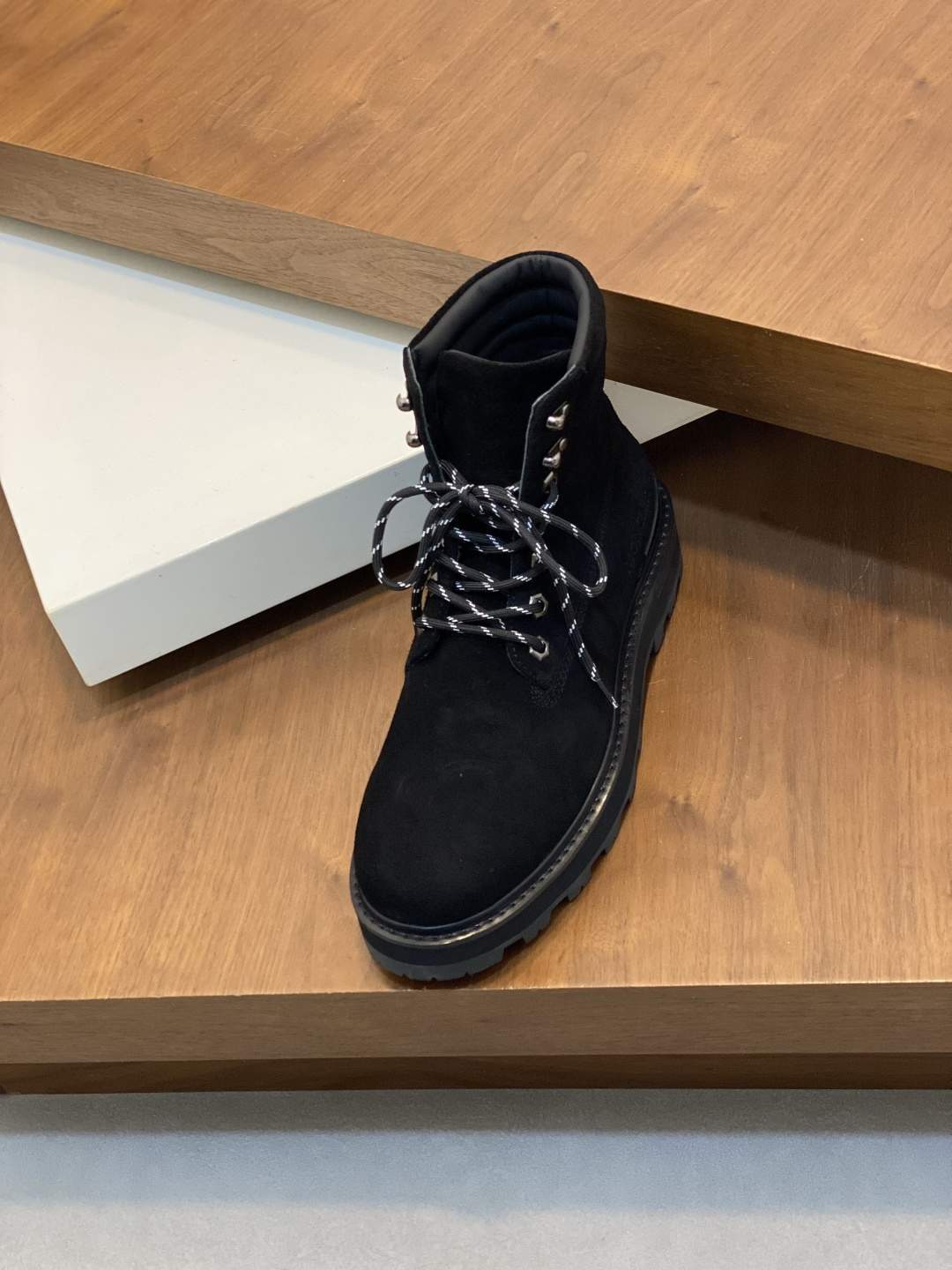 Deluxe Moncler Peka Lace-Up Suede Replica Boots - Image 7