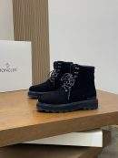 Deluxe Moncler Peka Lace-Up Leather Replica Boots
