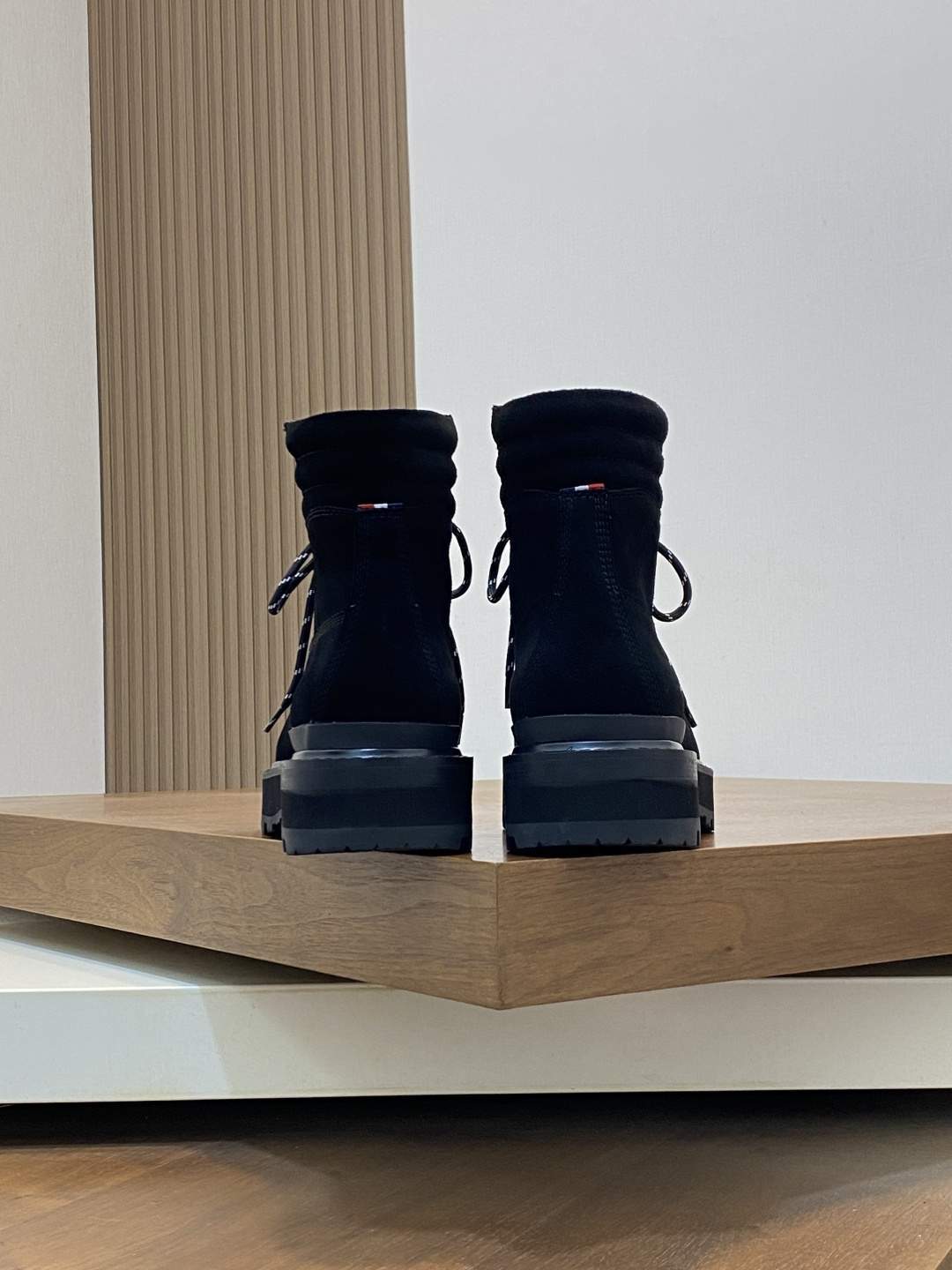 Deluxe Moncler Peka Lace-Up Suede Replica Boots - Image 4