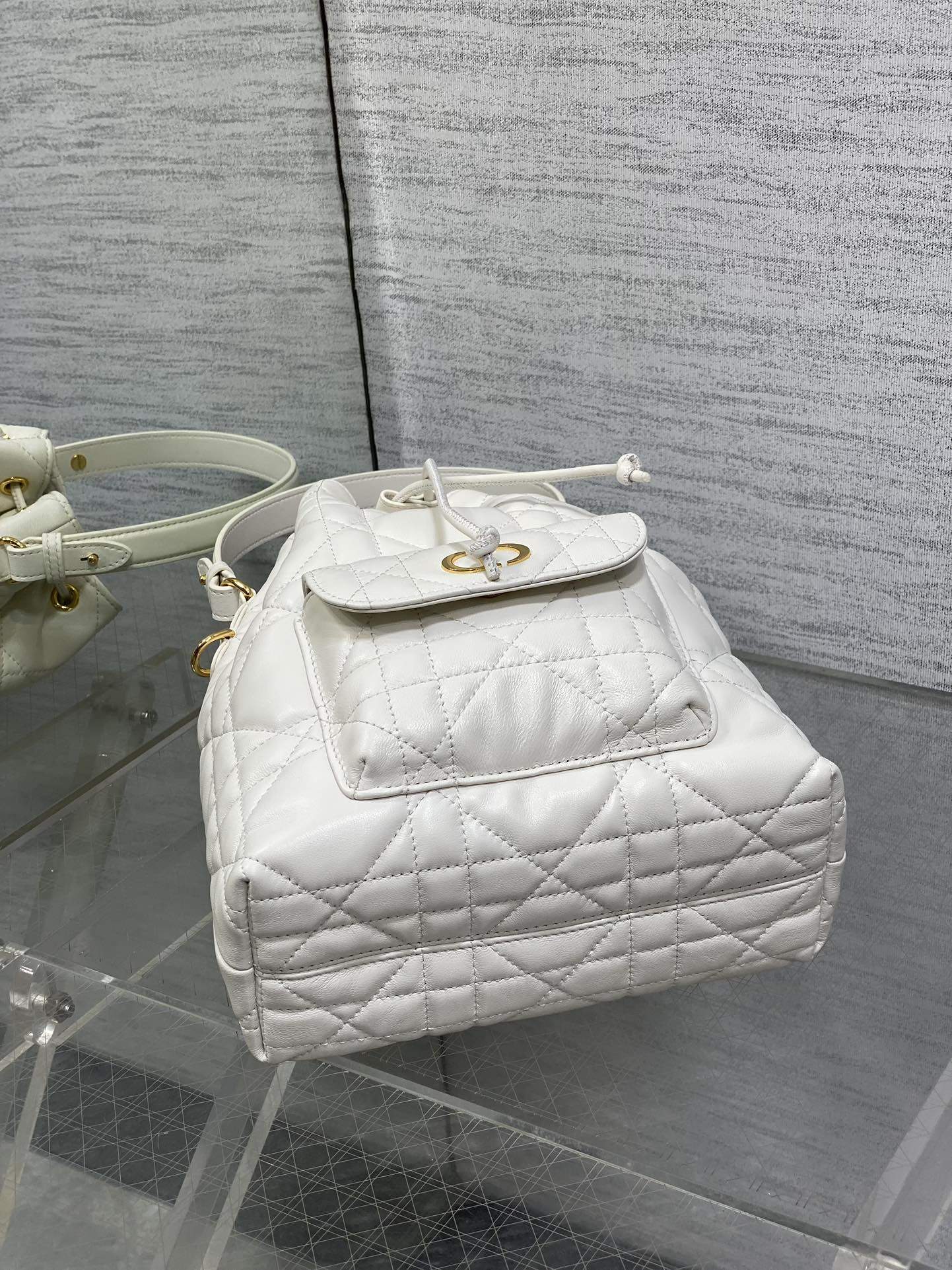 Exclusive Christian Small Dior Caro Replica Bucket Bag - Image 4