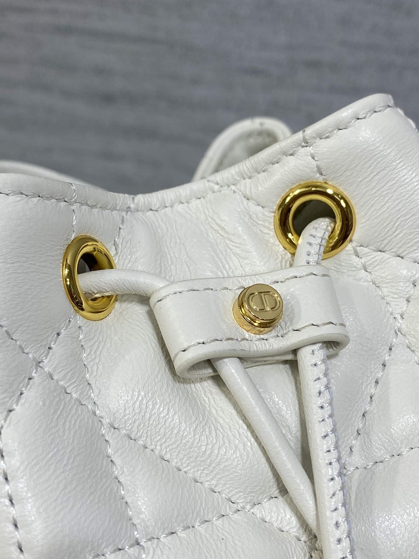 Exclusive Christian Small Dior Caro Replica Bucket Bag - Image 7