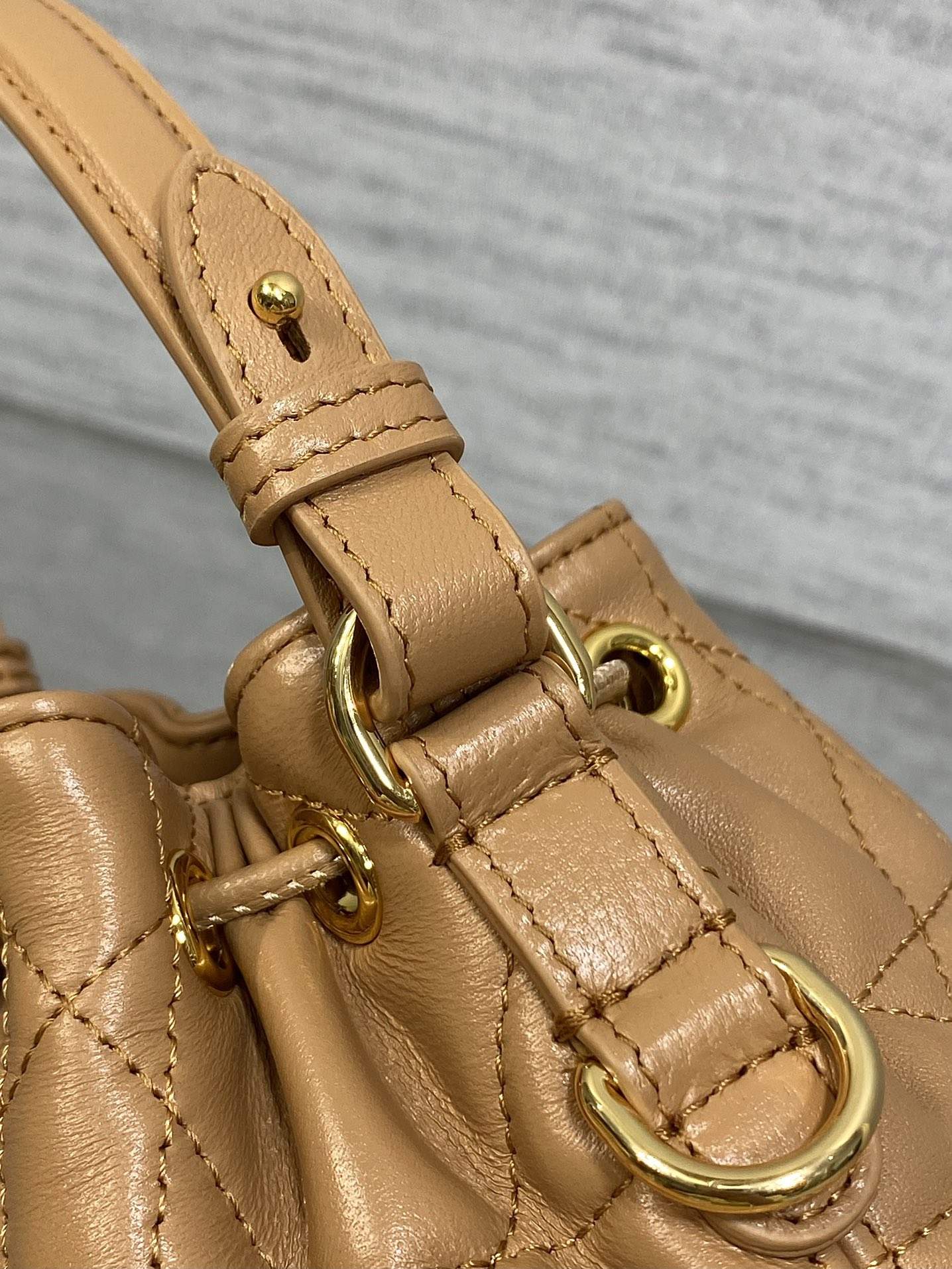 Superior Christian Dior Caro Nano Replica Bucket Bag - Image 5