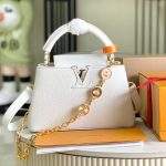 Luxury Replica Louis Vuitton My Capucines - White