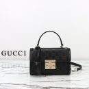 Lux Gucci Padlock Small Replica Top Handle Bag - Black