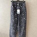 Supreme Laminated Denim Replica Jeans - Gray