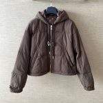 Elite Louis Vuitton Quilted Zip-Up Replica Jacket - Brown