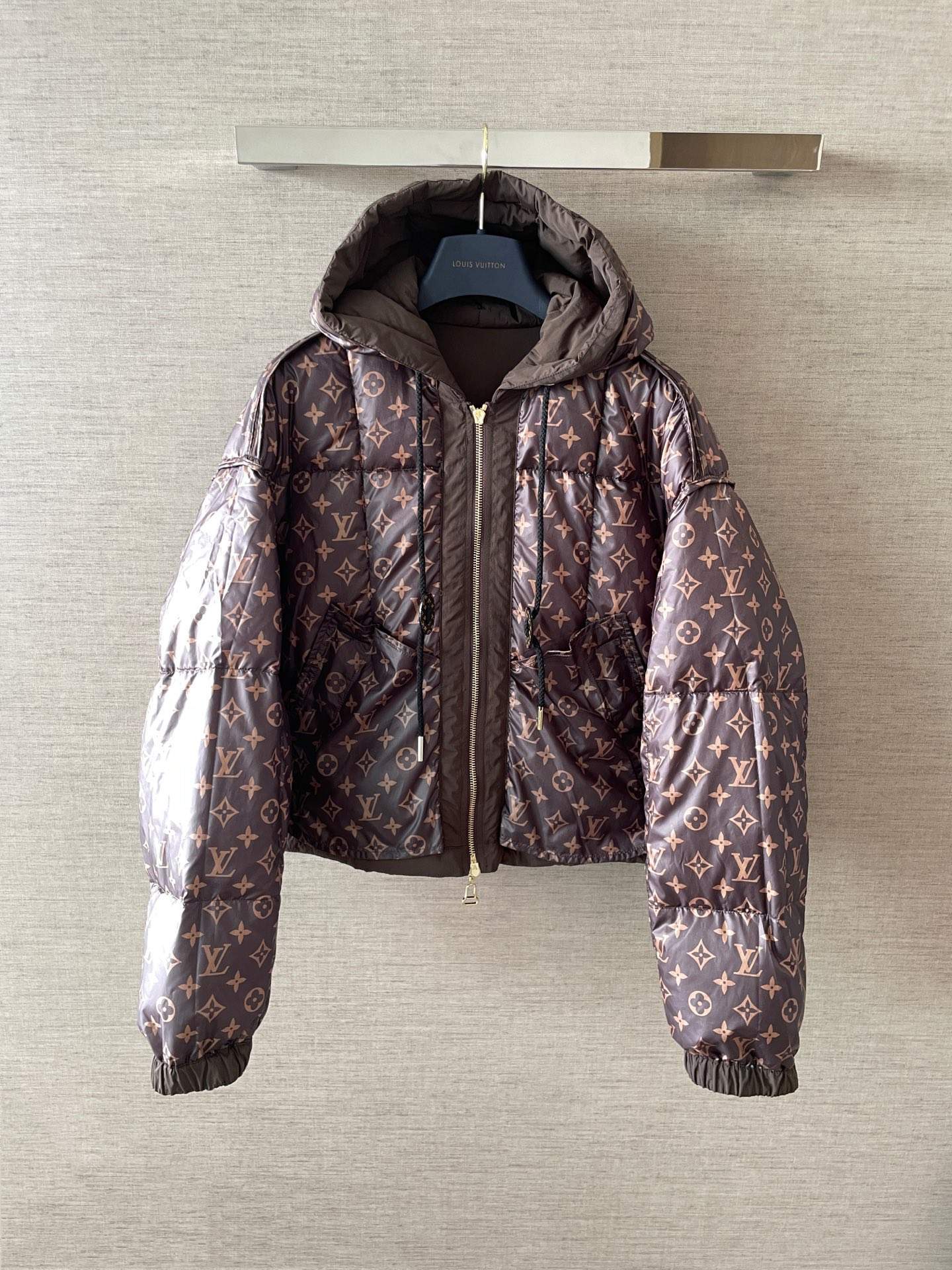 Elite Louis Vuitton Quilted Zip-Up Replica Jacket - Image 2