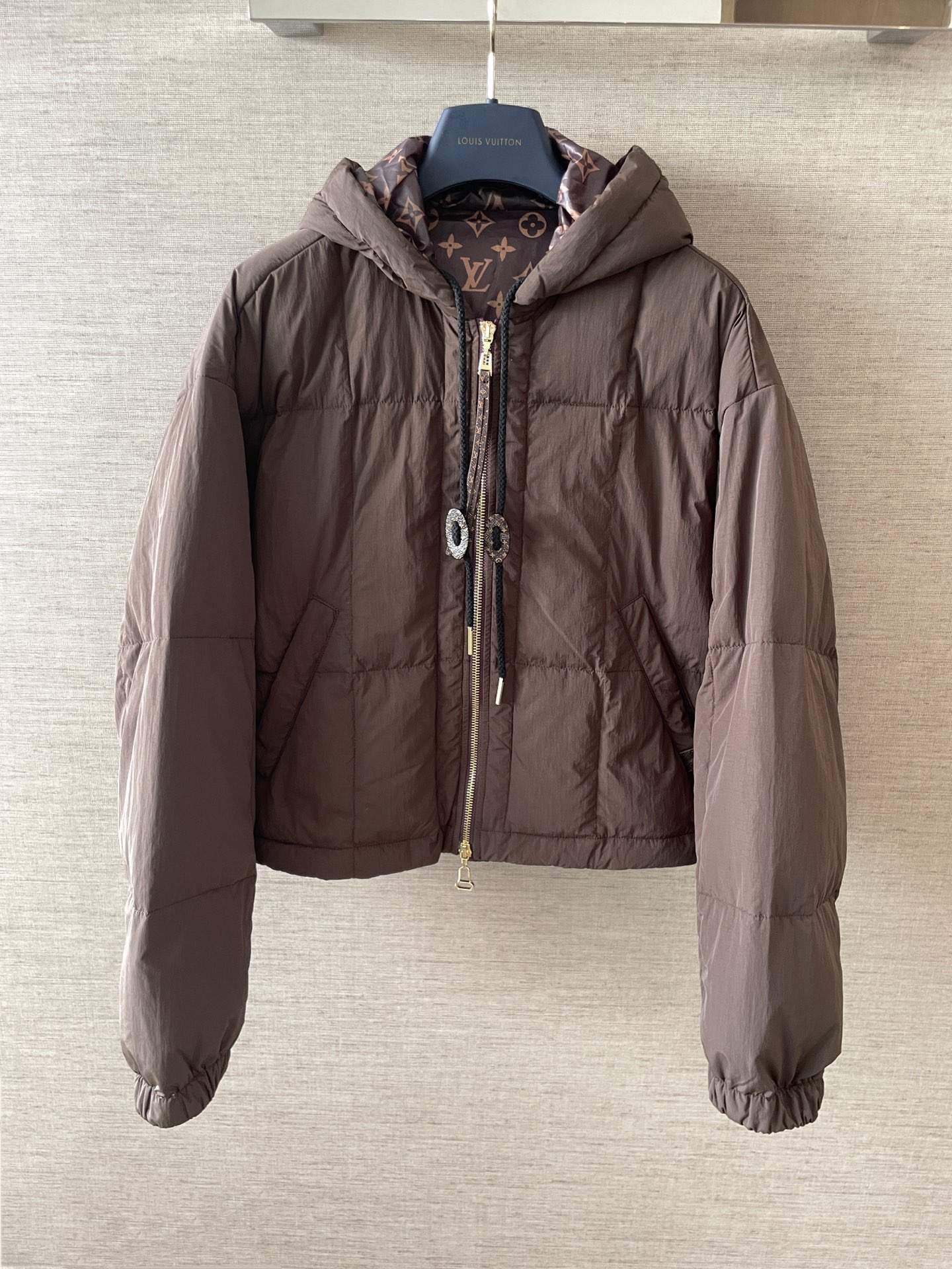 Elite Louis Vuitton Quilted Zip-Up Replica Jacket - Image 5