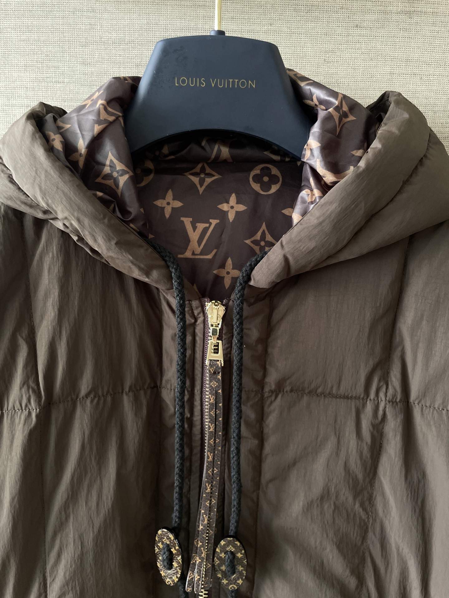 Elite Louis Vuitton Quilted Zip-Up Replica Jacket - Image 7