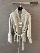 Mirror Quality V-Neck Soft Wool Replica Coat