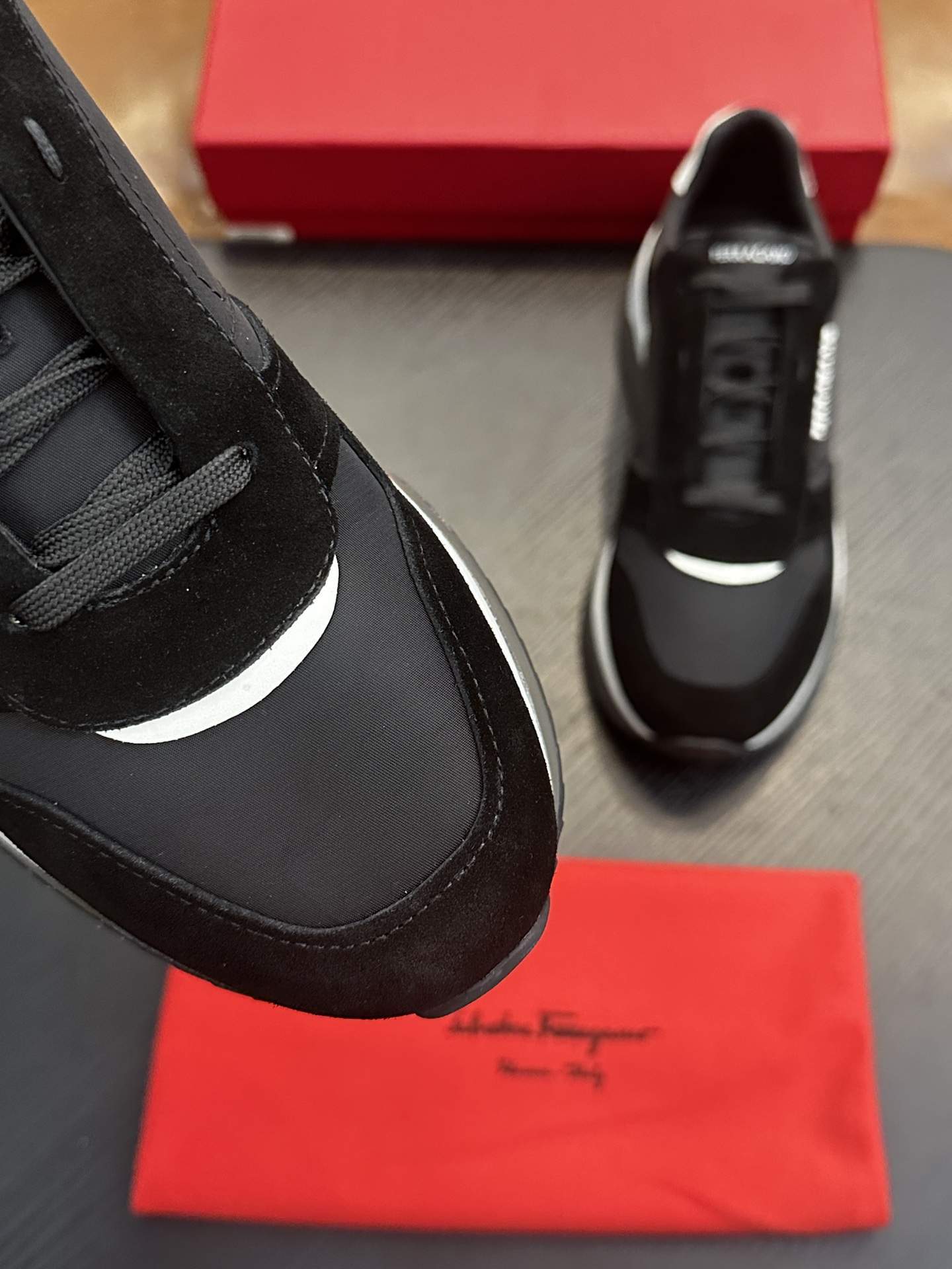 Delux Salvatore Ferragamo Low Cut Replica Sneaker - Image 6