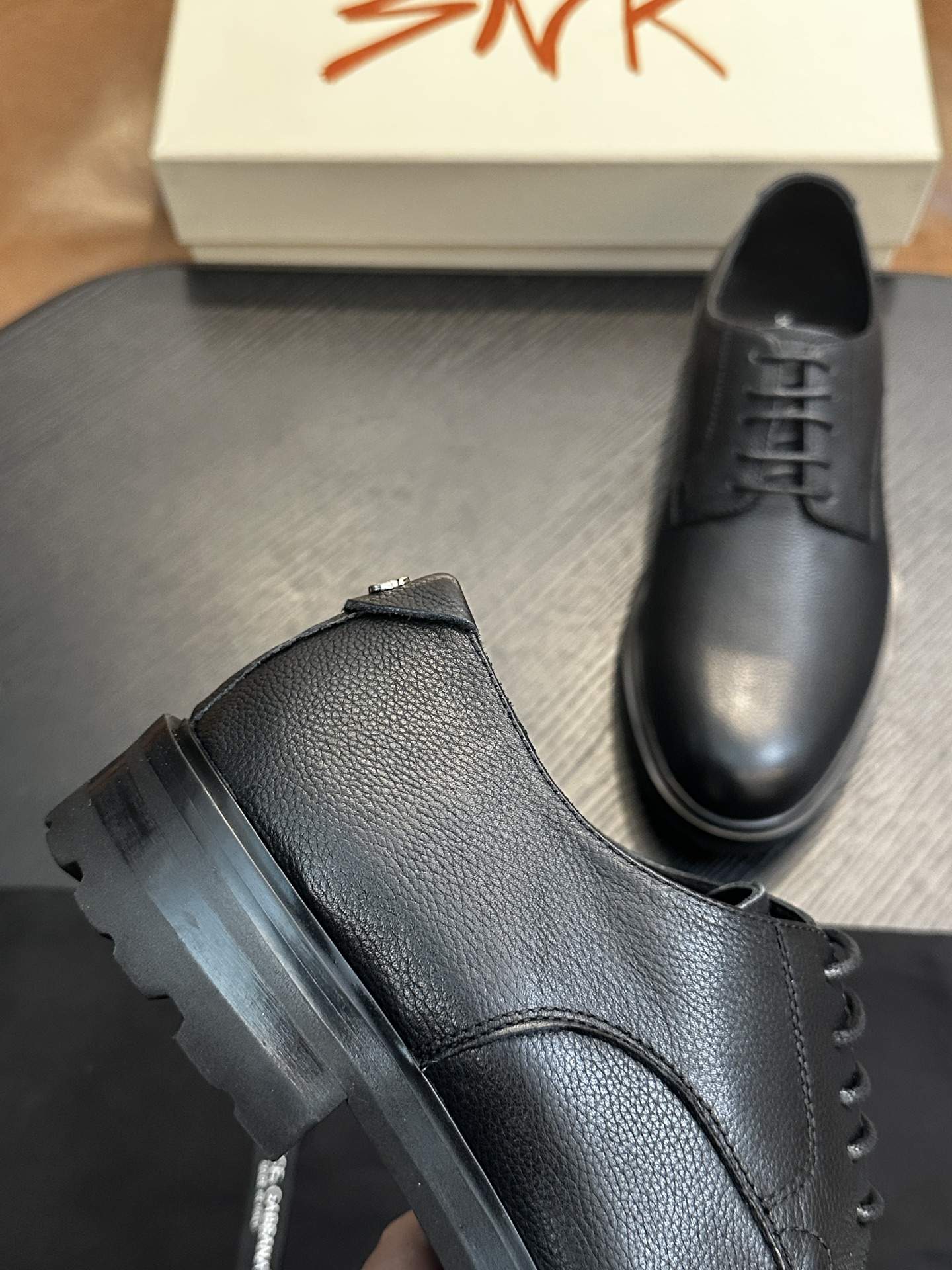 Top Grade Dolce & Gabbana Grained Derby Replica Shoes - Image 7