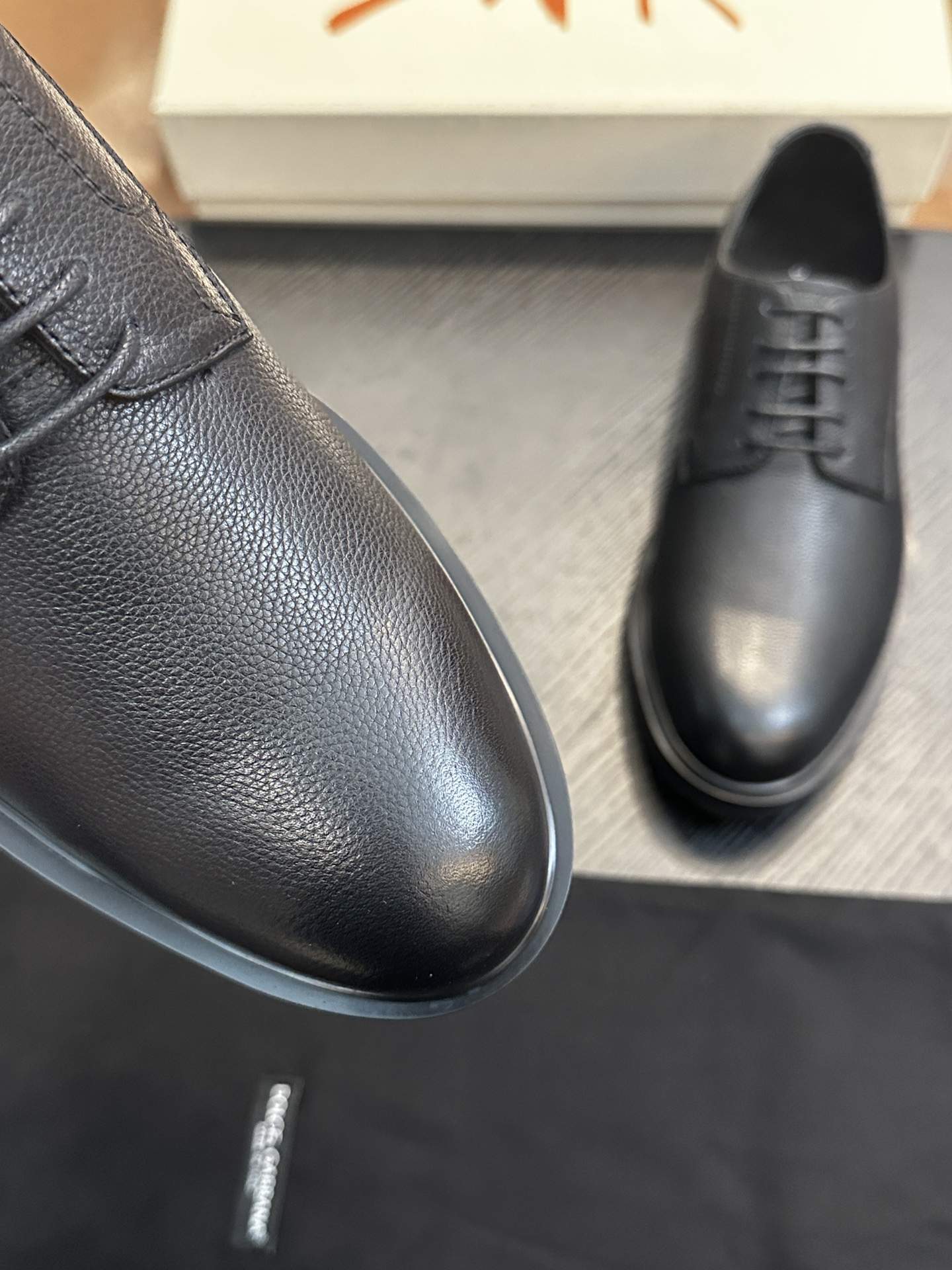 Top Grade Dolce & Gabbana Grained Derby Replica Shoes - Image 6