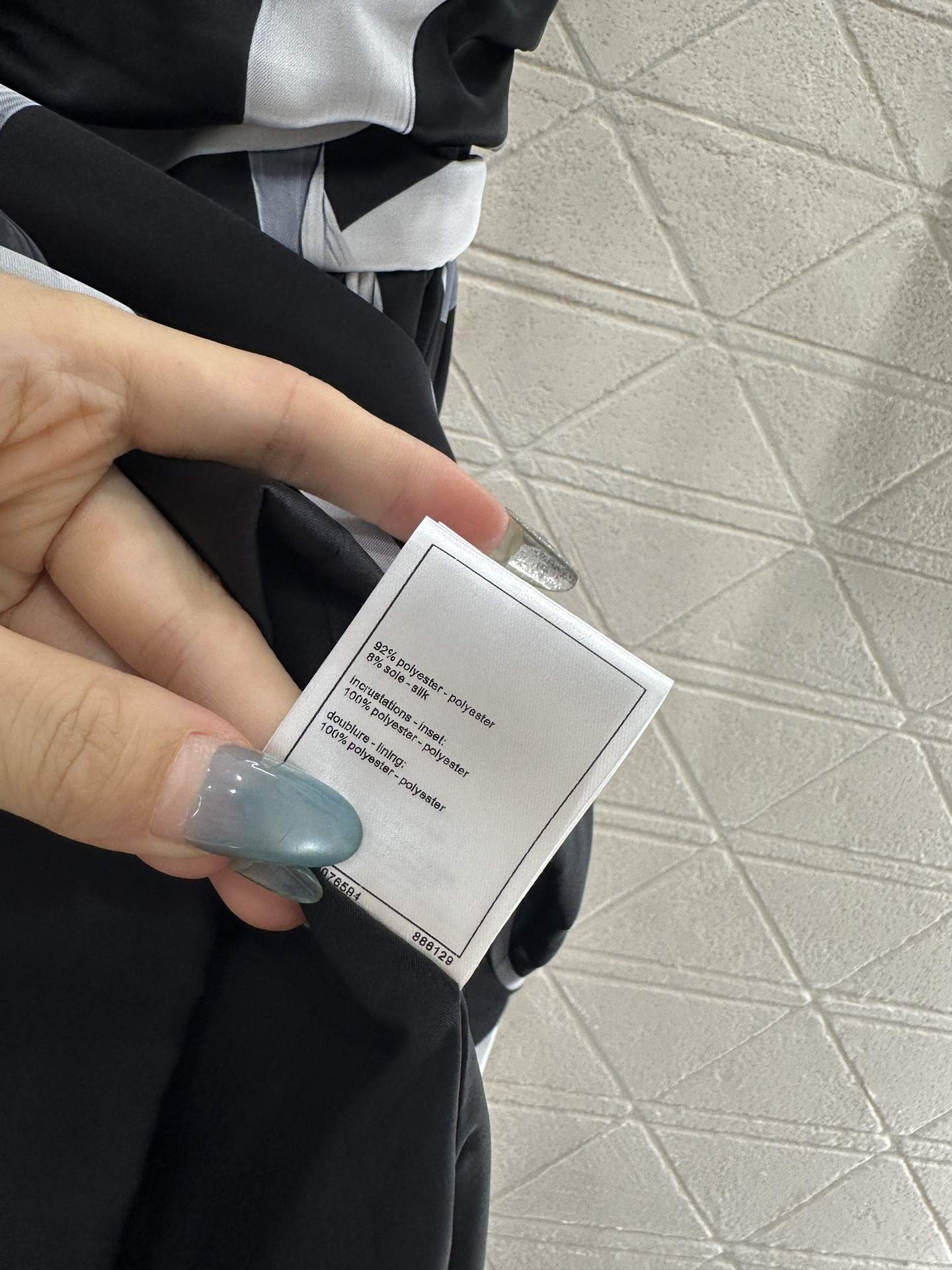 Elite Printed Silk Charmeuse Replica Long Dress - Image 8