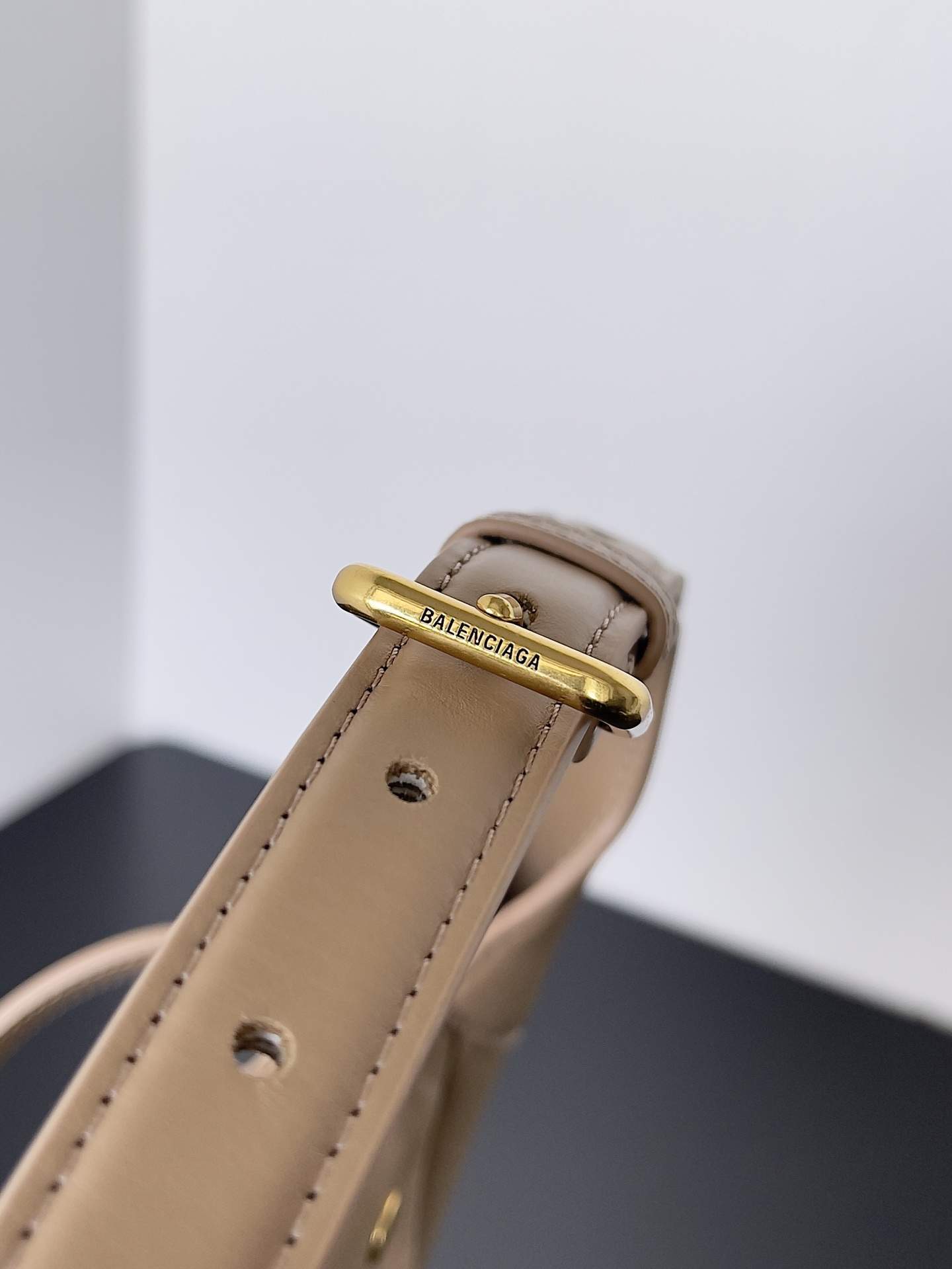 Superior Balenciaga Bel Air Replica Hobo Bag With Gold Hardware - Image 6