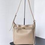 Superior Balenciaga Bel Air Replica Hobo Bag With Gold Hardware - Beige