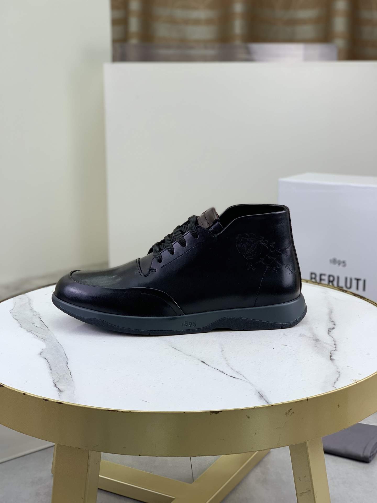 Delux Berluti Echappee Replica Derby - Black