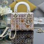 Exclusive Christian Dior Small Lady Dior Replica Bag - Pink