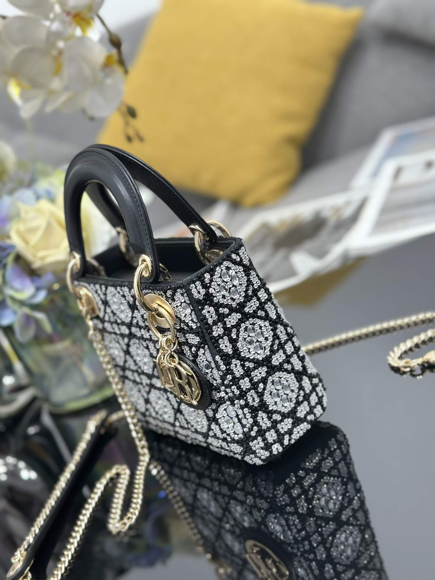 Supreme Christian Dior Mini Lady Dior Replica Bag - Image 4