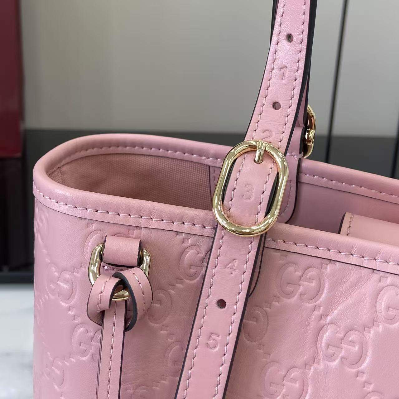 Deluxe Gucci GG Emblem Medium Replica Tote Bag - Image 7