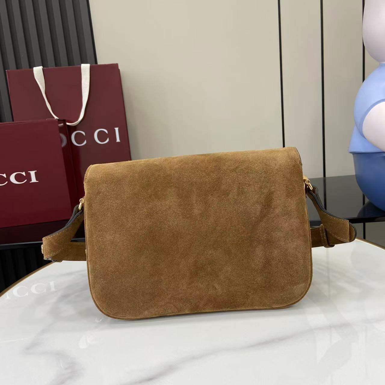 Deluxe Gucci Horsebit 1955 Aura Small Replica Shoulder Bag - Image 2