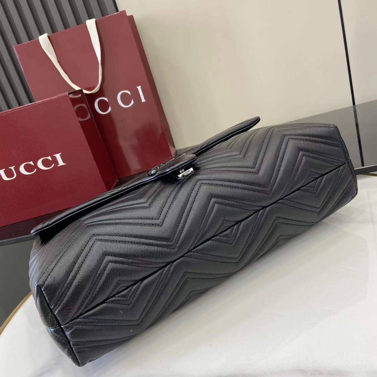 Copy Gucci GG Marmont Large Replica Shoulder Bag - Image 6