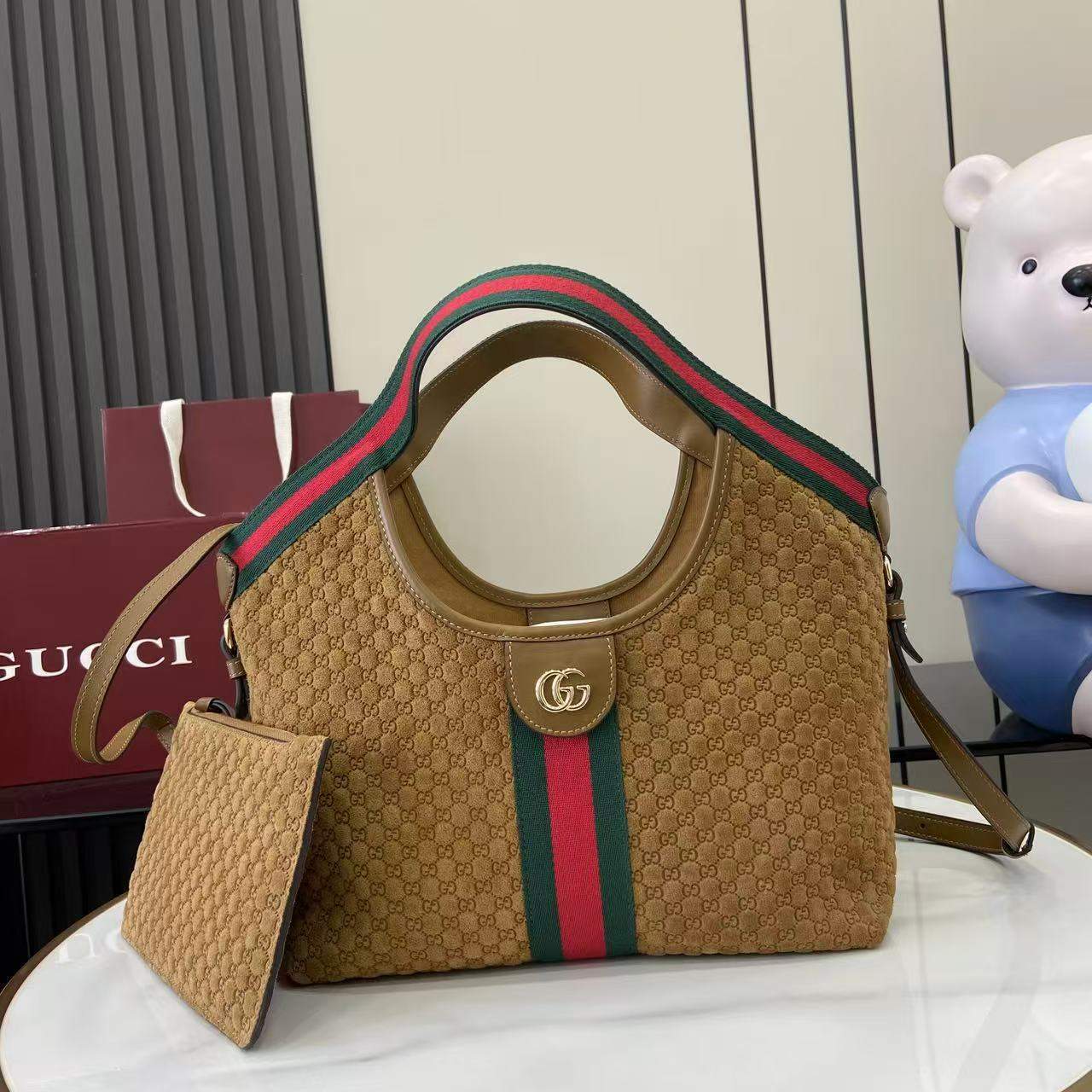 Mirror Quality Gucci Giglio Small Replica Tote Bag