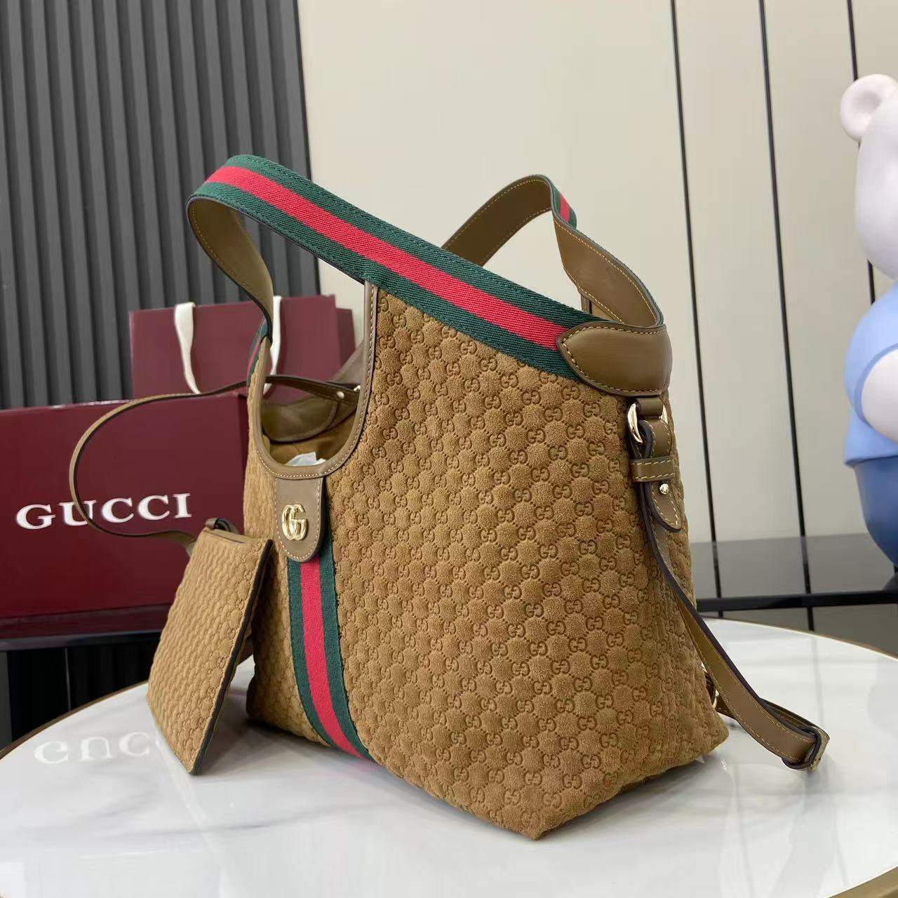 Mirror Quality Gucci Giglio Small Replica Tote Bag - Image 3